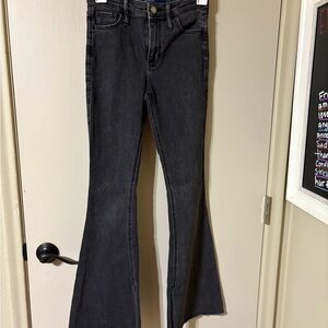 Hollister Black Flare Wide Leg Jeans